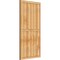 Ekena Millwork Framed Board-n-Batten Shutters, Rough Sawn Western Red Cedar, 32 1/4W x 63H, PR RBF06S32X063RWR - alternate 3
